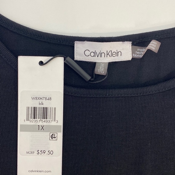 Calvin Klein longsleeve black top - Picture 3 of 8